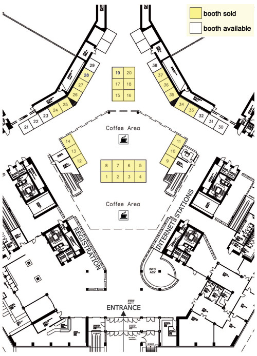 ISMB-ECCB 2007 Exhibitor Floor Plan