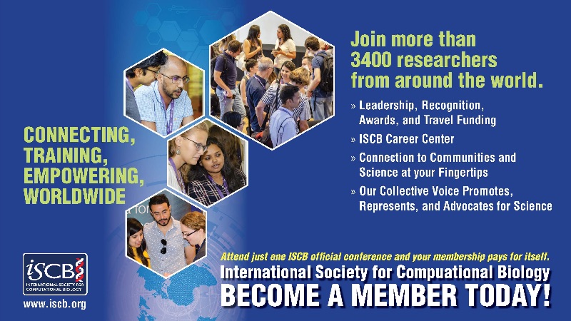 Invest in you, your research field - Become an ISCB Member Today!