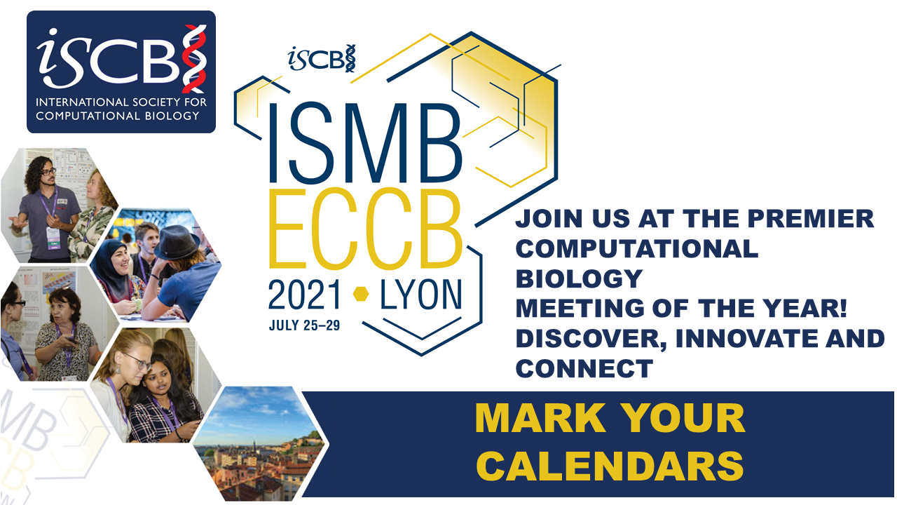 ISMB ECCB 2021, Lyon, July 25 - 29, 2021
