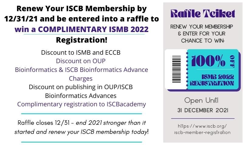 Renew your ISCB Membership
