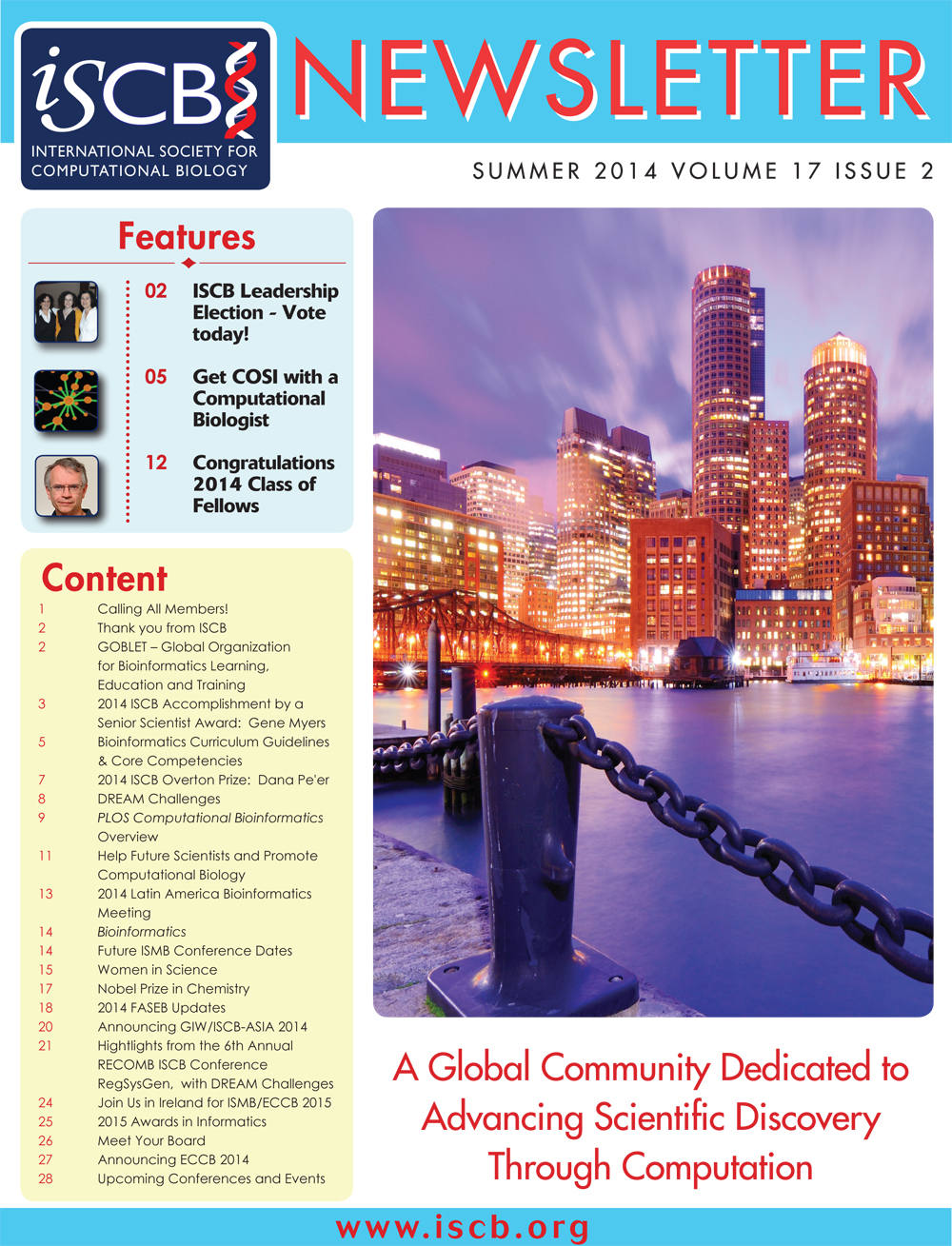 Summer 2014 ISCB Newsletter