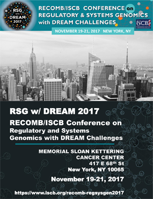 RECOMB/ISCB Conference on Regulatory and Systems Genomics with DREAM Challenges