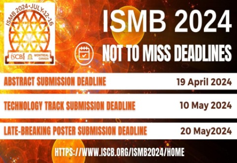ISMB 2024: Upcoming Deadlines