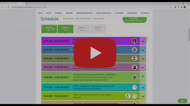 ISMB2020 - On Demand Content Tutorial