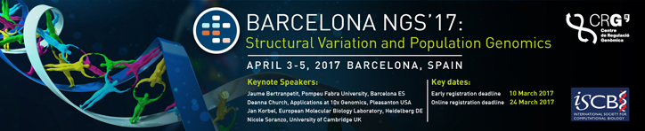 NGS 2017, BARCELONA, SPAIN APRIL  3 – 5, 2017