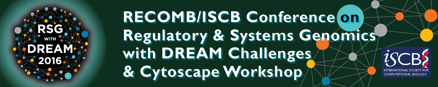 Submit posters for presentation at RSG with DREAM Challenges & Cytoscape Workshop.