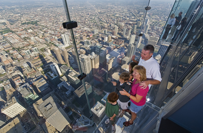 The Ledge at Skydeck Chicago in the Willis Tower, Credit: Skydeck Chicago