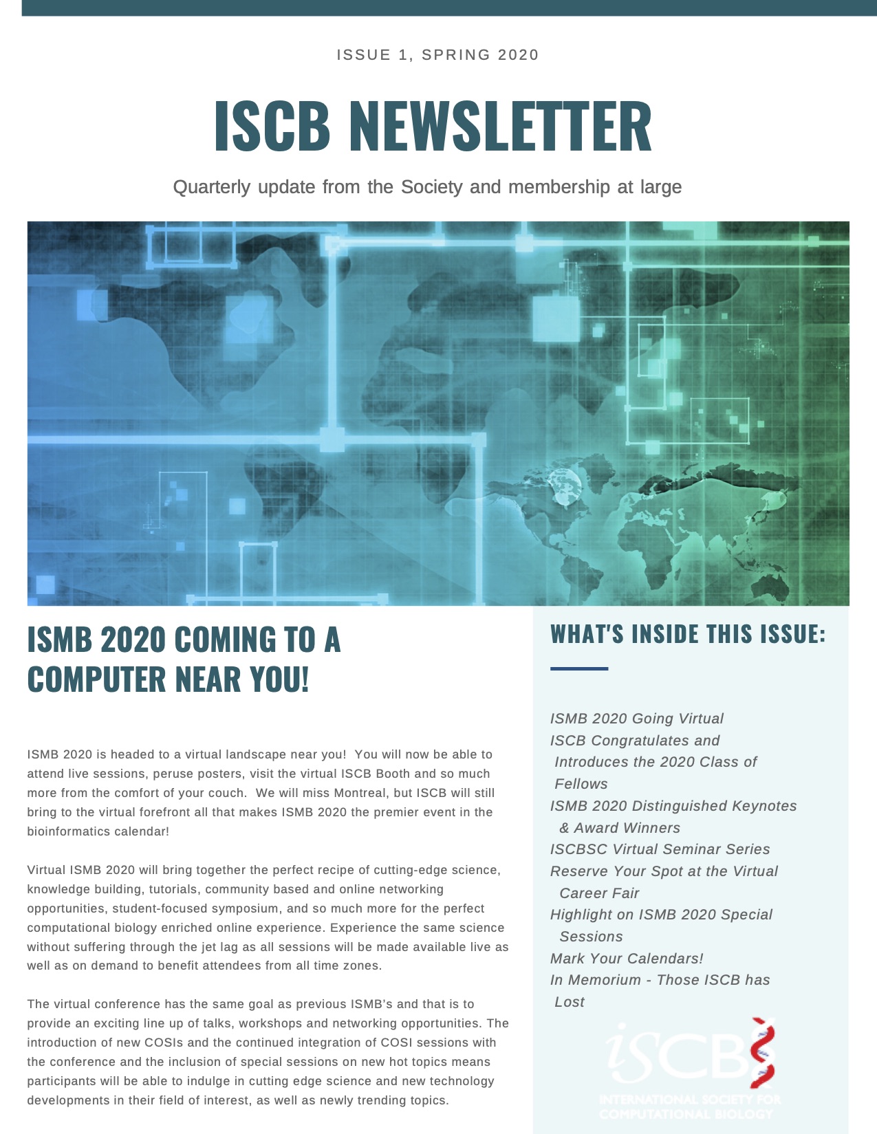 ISCB Spring 2020 Newsletter