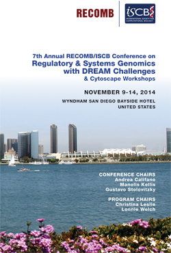 Program Book - RECOMB/ISCB RSG with DREAM Challenges and Cytoscape Workshops