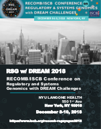 RECOMB/ISCB Conference on Regulatory and Systems Genomics with DREAM Challenges