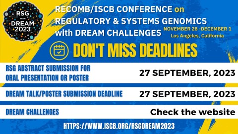 RSG with DREAM 2022: Call for Workshops