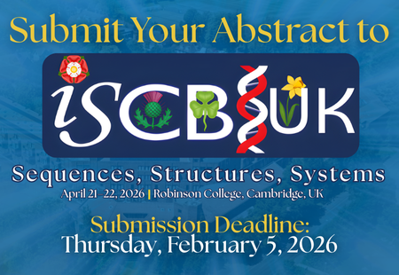 ISCB-UK 2026: Abstract Submissions Open